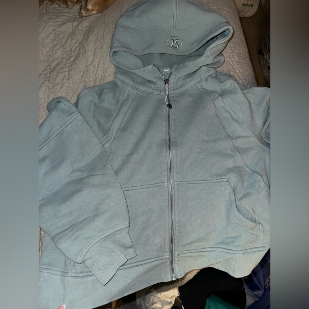 Lululemon Scuba FullZip Oversized Hoodie in Silver
Blue (Size M/L)